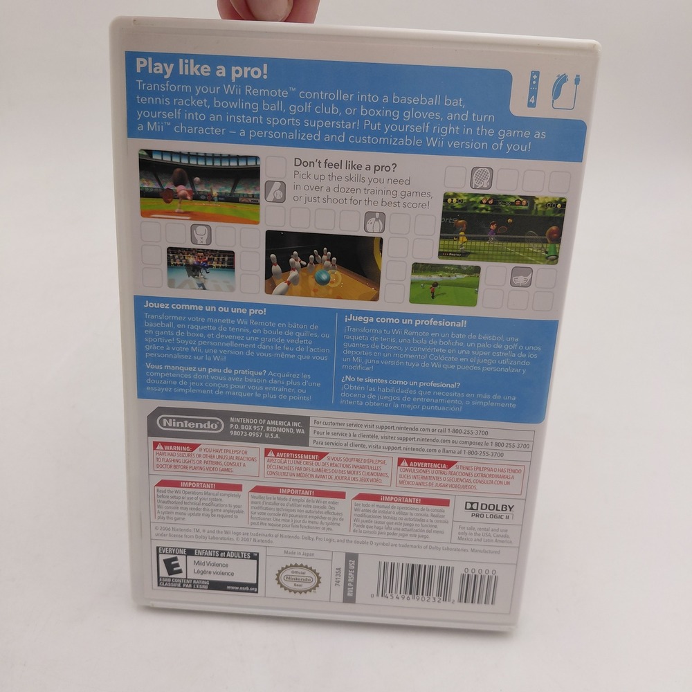 Wii Sports Nintendo Select Wii Game CIB Complete Tennis Baseball Bowling Golf